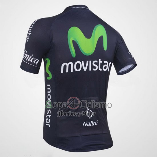 Movistar Ropa Ciclismo Culotte Corto 2013 Mangas Cortas Negro